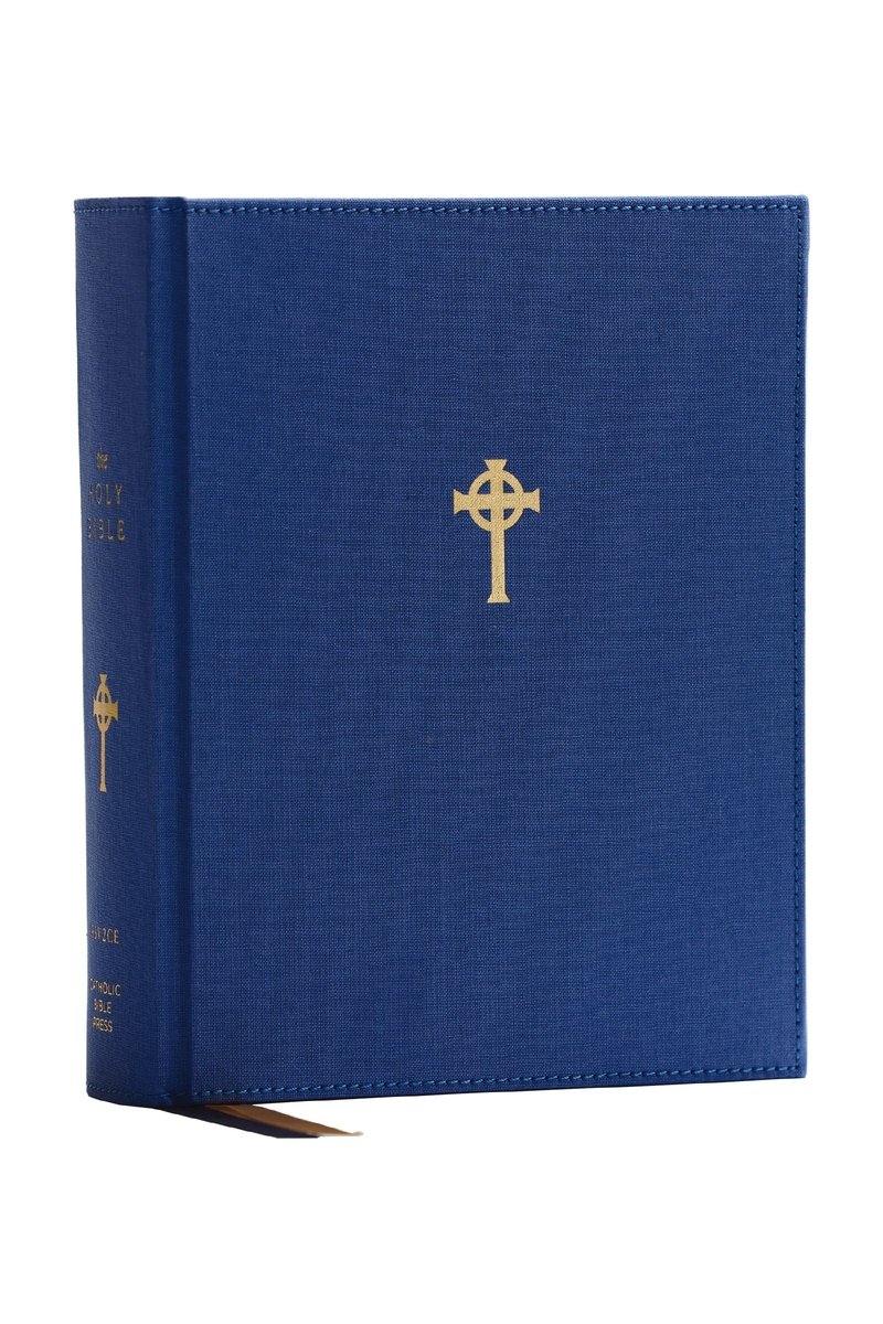 Rsv2ce Catholic Bible, Journal Edition, Blue Cloth Over Board, Comfort ...