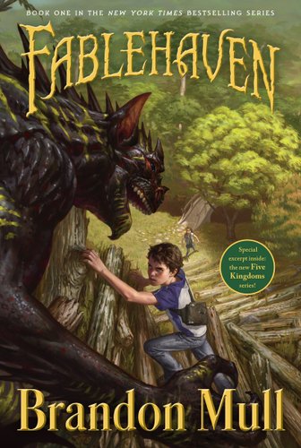 Fablehaven by Brandon Mull, book cover.