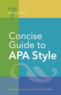Concise Guide to APA Style bookcover
