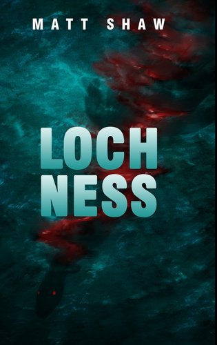 The title sits across a murky blue and red watery background in light blue-white letters. The author's name sits at the top of the cover in white letters.