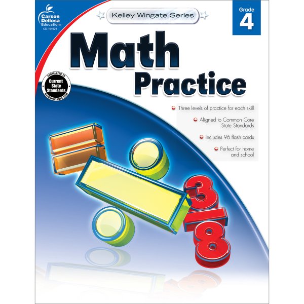 Math Practice, Fourth Grade a book by Carson Dellosa Education ...