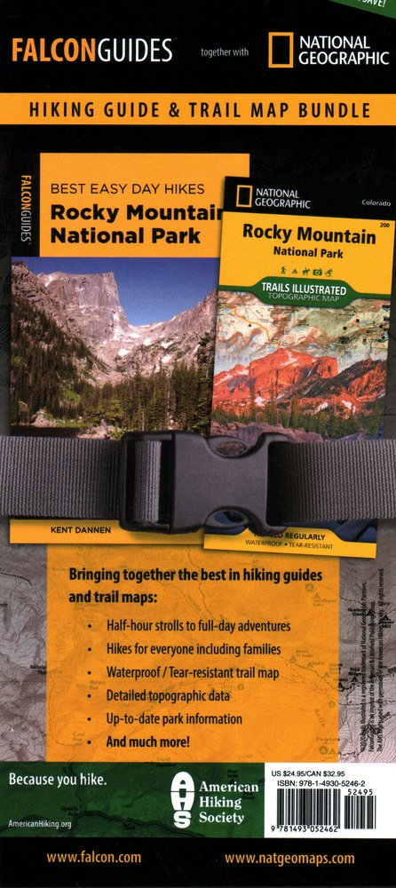 Best Easy Day Hiking Guide and Trail Map Bundle: Rocky Mountain ...