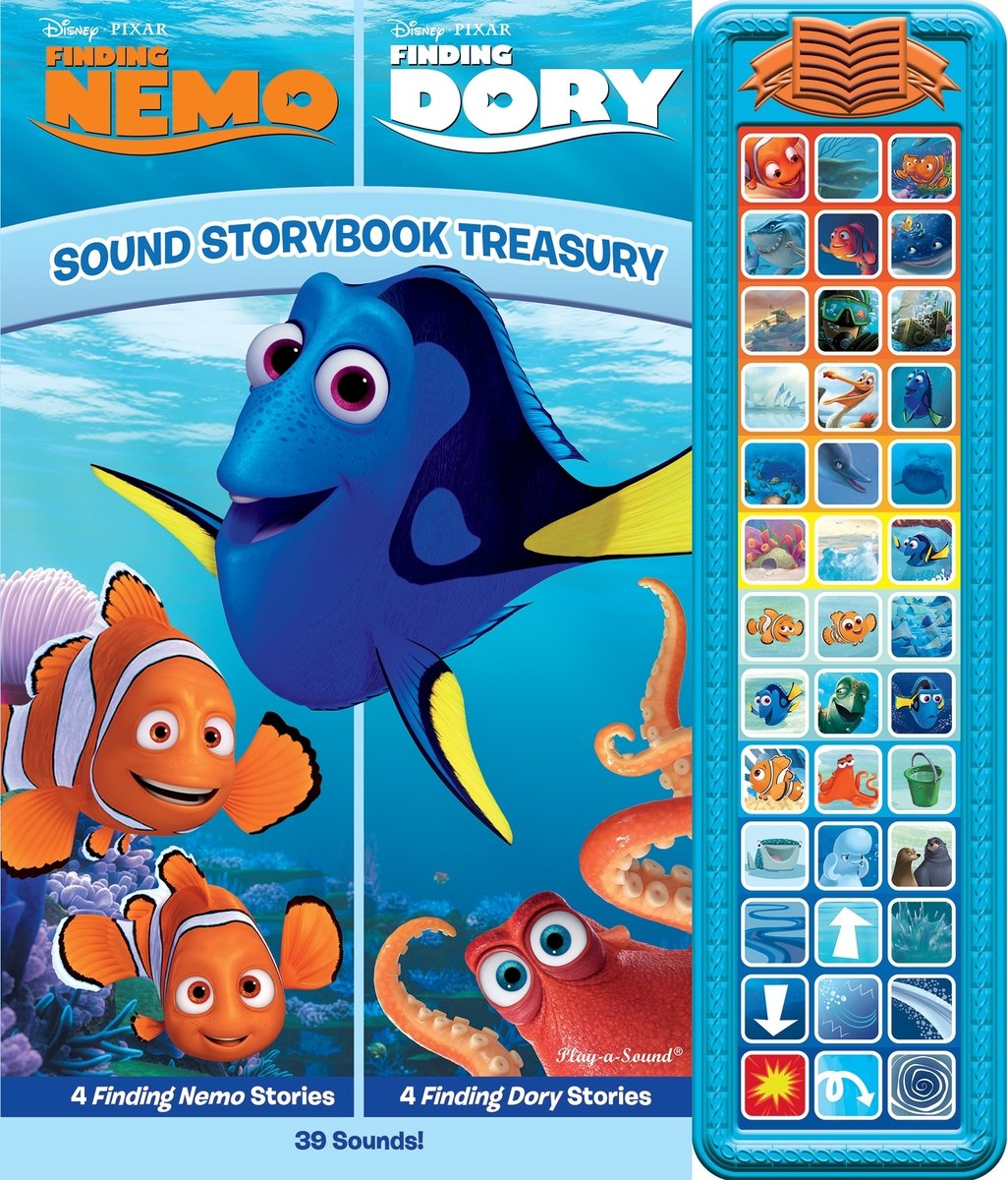 Disney Pixar Finding Nemo Finding Dory Sound Storybook Treasury A Book disney-pixar-finding-nemo-finding-dory-sound-storybook-treasury-a-book