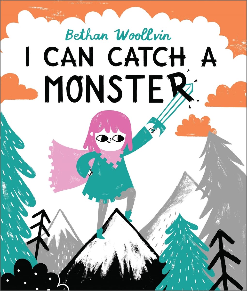 Front cover of I Can Catch a Monster by Bethan Woollvin, illustrated by Bethan Woollvin