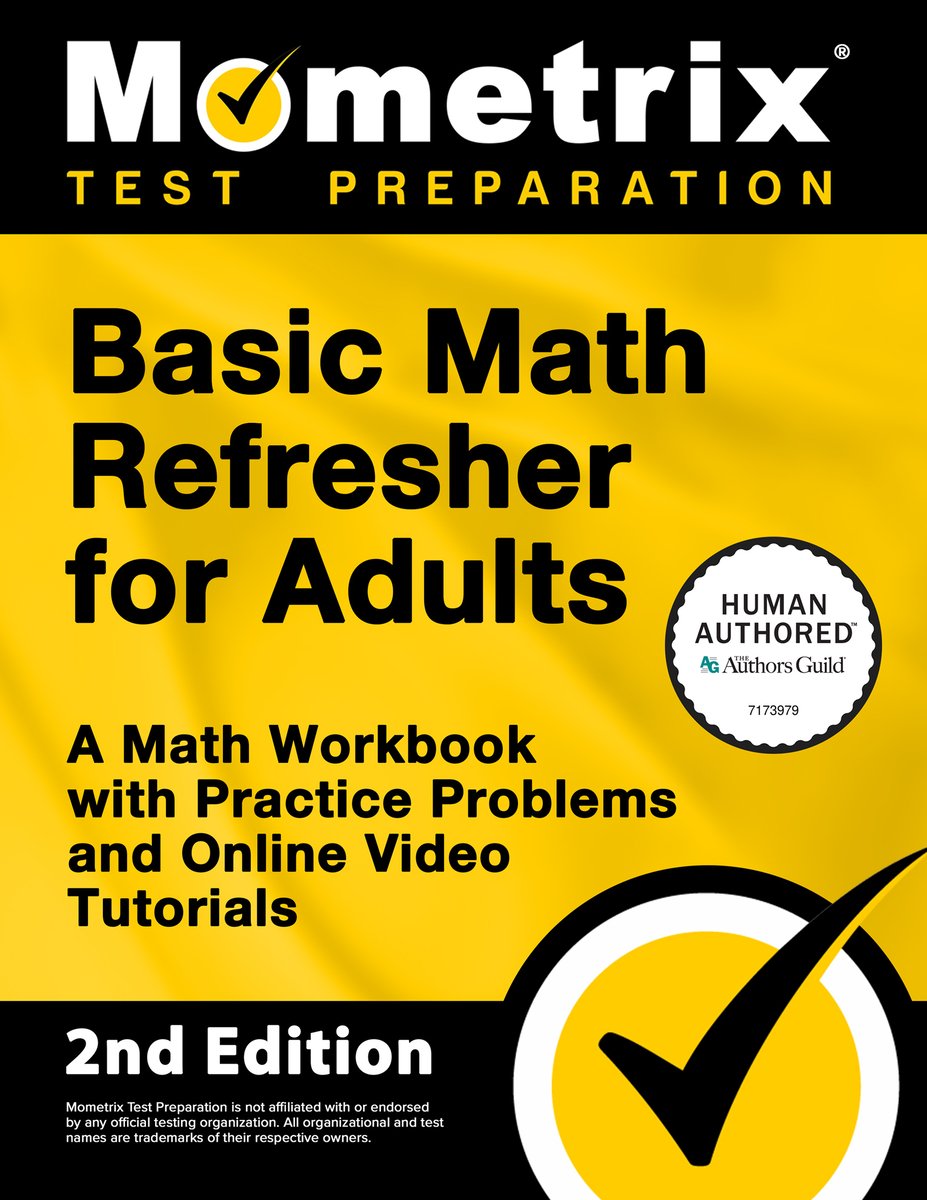 Basic Math Refresher for Adults - A Math Workbook with Practice ...