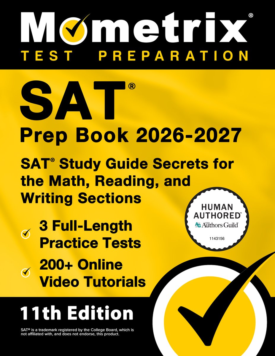 SAT Prep Book 2026-2027 - 3 Full-Length Practice Tests, 200+ Online ...
