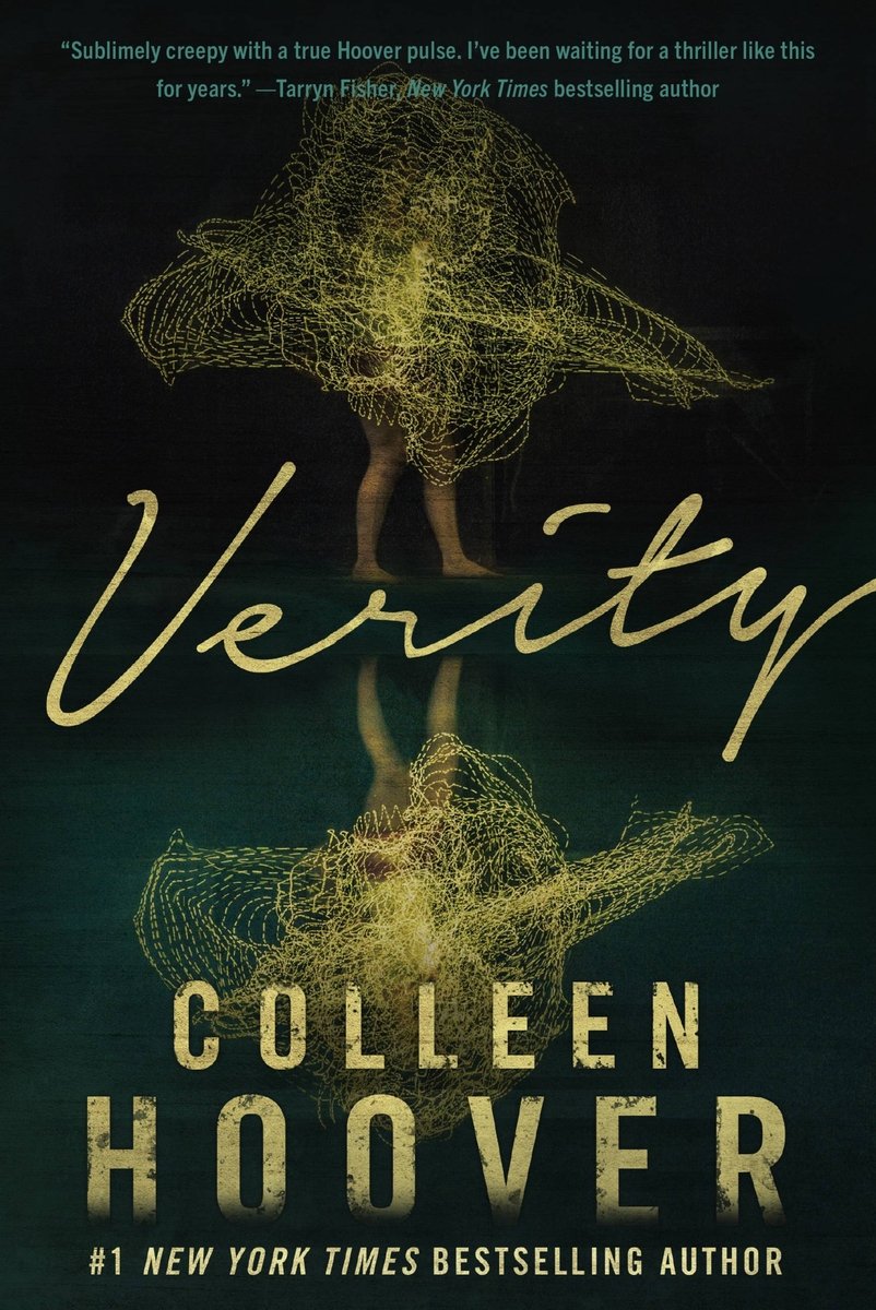 A swirl of gold making up the skirt covering the legs of a person is at the top. The skirt and legs are mirrored at the bottom. It's set against a black background. The title is in loose, gold cursive letters across the middle. The author's name is at the bottom in gold letters.