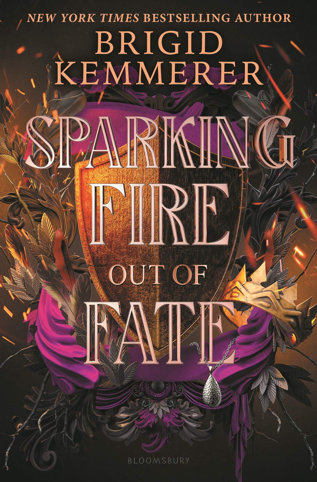 Cover of Sparking Fire Out of Fate by Brigid Kemmerer
