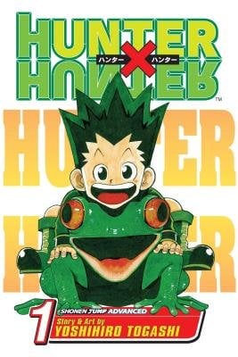 A smiling boy with green, spiky hair sits on a smiling frog. The title is in green lettering at the top and is duplicated in yellow-orange lettering in the background. The author's name is in yellow lettering at the bottom.