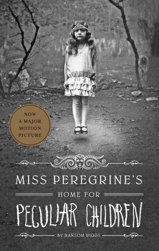 Book cover for "Miss Peregrine's Home For Peculiar Children" by Ransom Riggs.