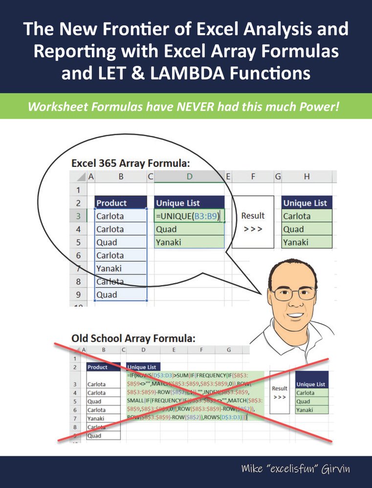 The New Frontier of Excel Analysis and Reporting with Excel Array ...
