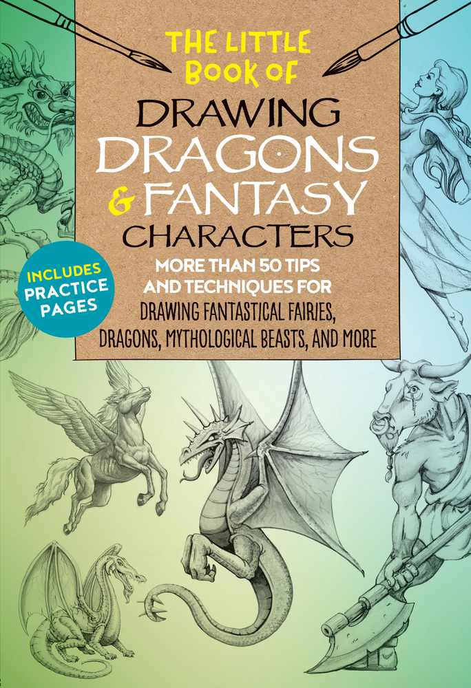The Little Book of Drawing Dragons & Fantasy Characters bookcover