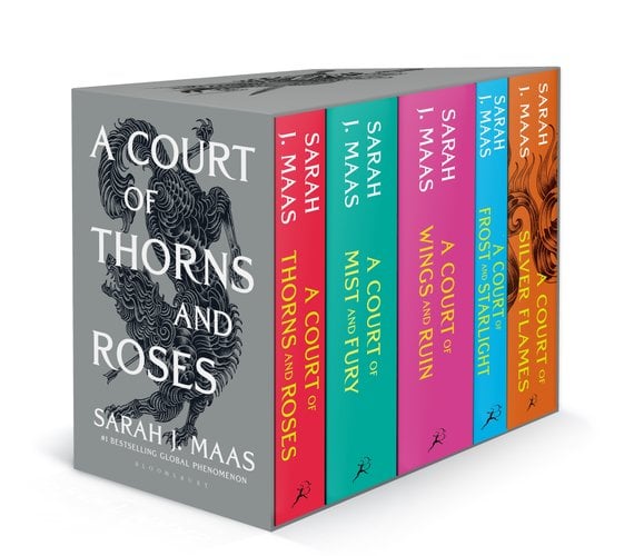 The 5 book set collection of A Court of Thorns and Roses