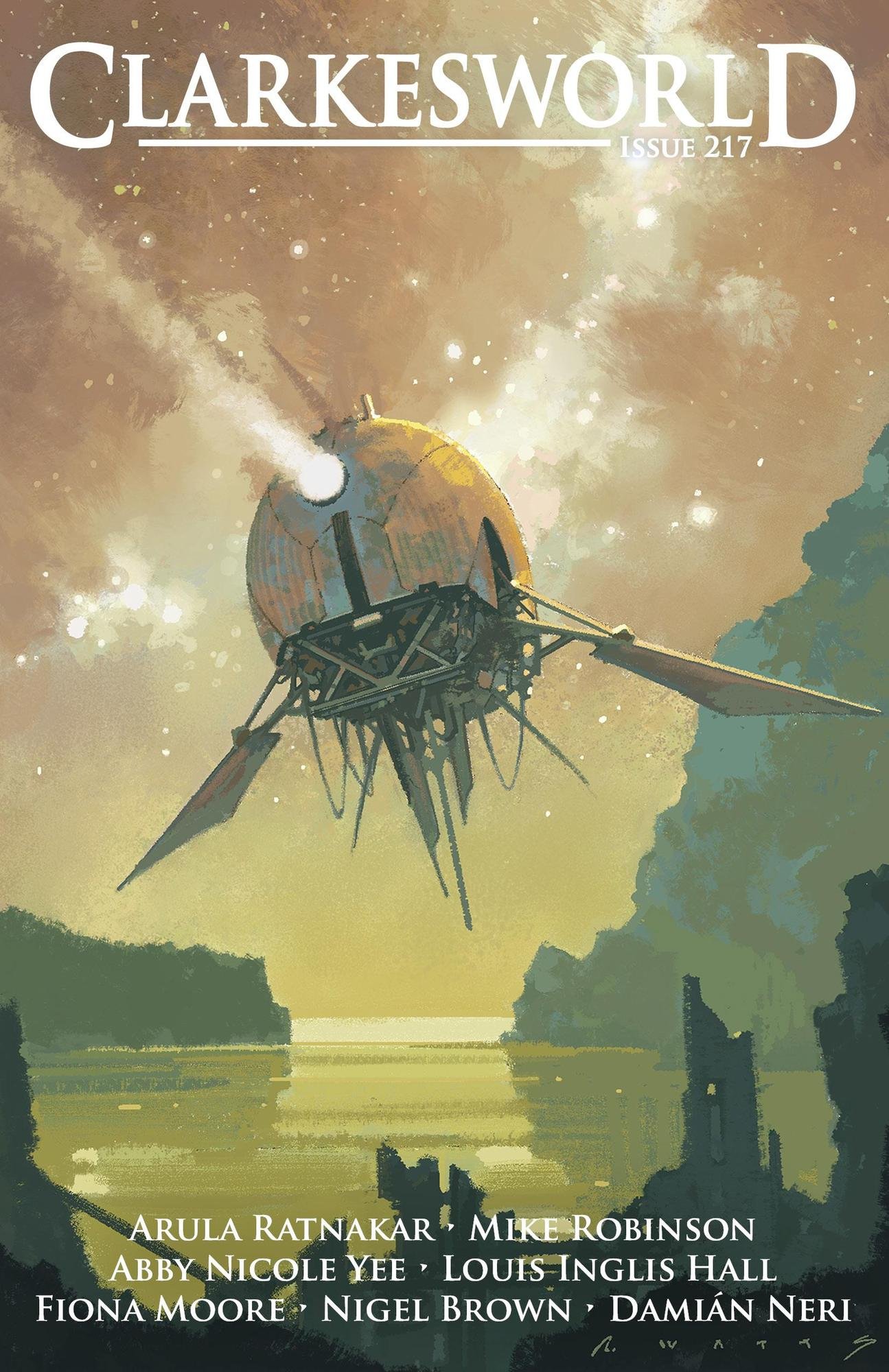 Clarkesworld Magazine Issue 217 bookcover