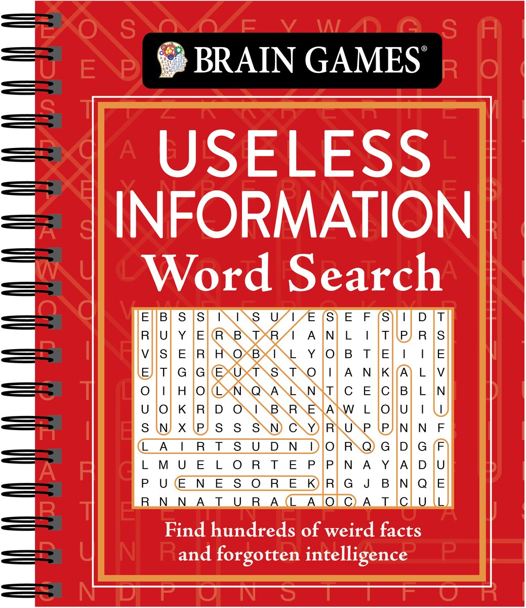 Brain Games - Useless Information Word Search a book by and - Bookshop ...