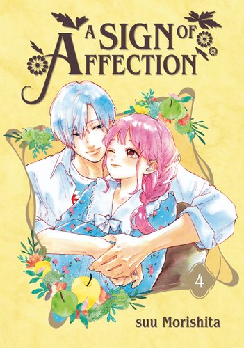 A Sign of Affection cover, Yuki and Itsuomi embracing.