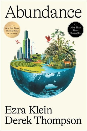Cover of Abundance by Ezra Klein & Derek Thompson
