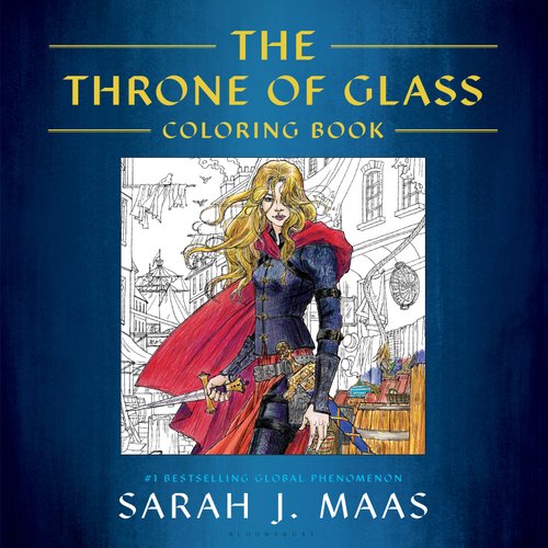 The Throne of Glass Coloring Book bookcover