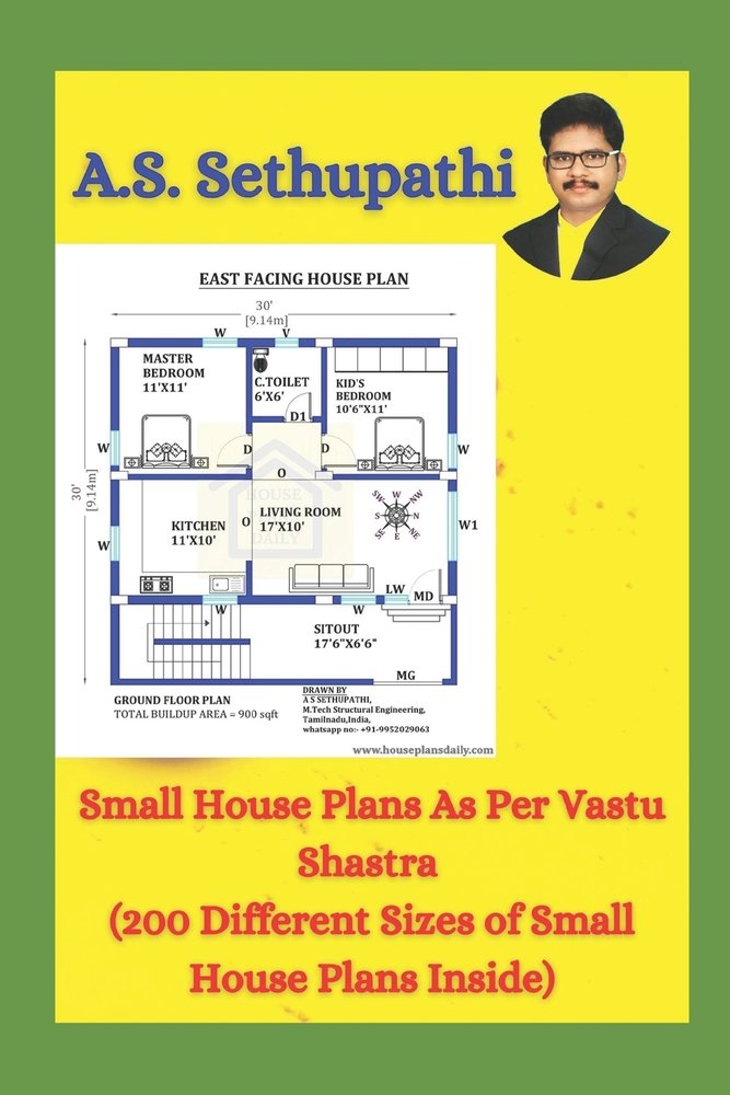 Small House Plans As Per Vastu Shastra a book by As Sethu Pathi ...