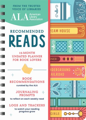 The American Library Association Recommended Reads and Undated Planner book cover