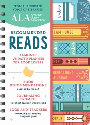 The American Library Association Recommended Reads and Undated Planner book cover