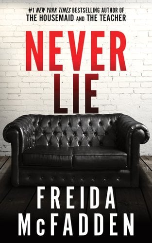Never Lie by Freida McFadden book cover