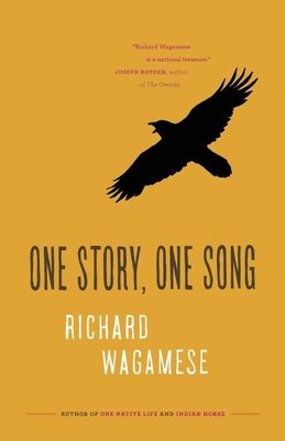 A shadow of a bird flying on a yellow background. The title is in black, while the author's name is in white.