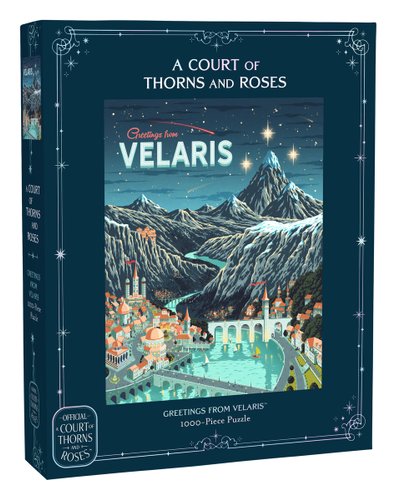 A Court of Thorns and Roses Official Greetings from Velaris 1000-Piece Puzzle bookcover