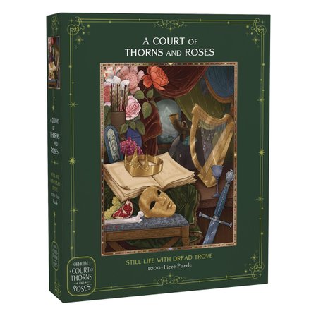 A Court of Thorns and Roses Official Still Life with Dread Trove 1000-Piece Puzzle bookcover