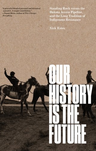 Book cover for "Our History Is the Future: Standing Rock Versus the Dakota Access Pipeline, and the Long Tradition of Indigenous Resistance" by Nick Estes