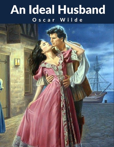 An Ideal Husband book cover with a couple holding each other