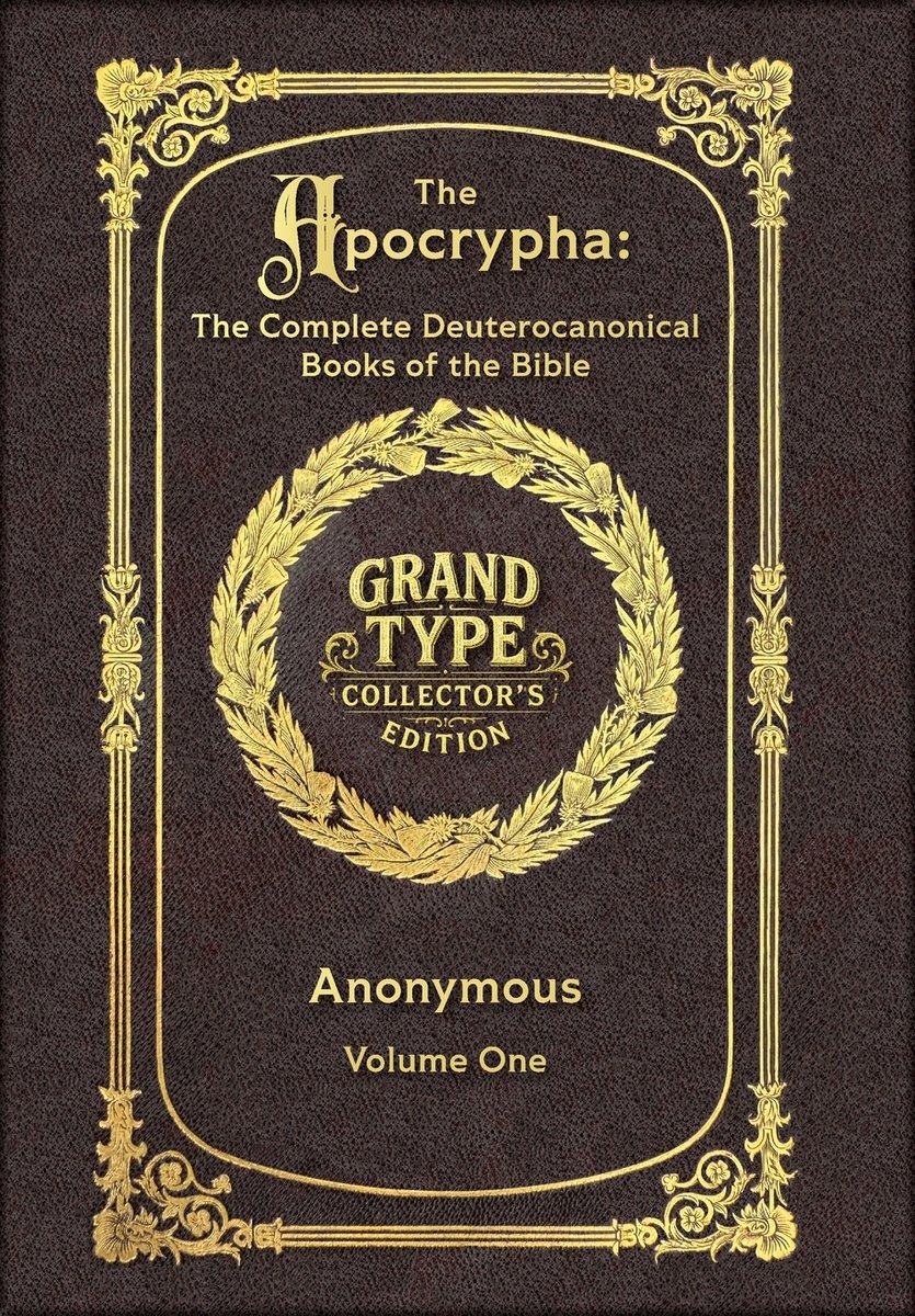 Large Print - The Apocrypha, Volume 1 of 2 - Grand Type Collector's ...