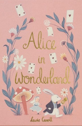 Alice in Wonderland by Lewis Carrol, book cover.