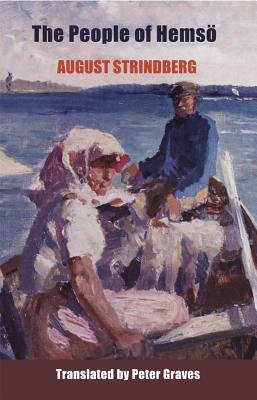 Painting of a man and woman on a boat in the sea - the woman wearing a shawl over her head and the man wearing a blue shirt and hat