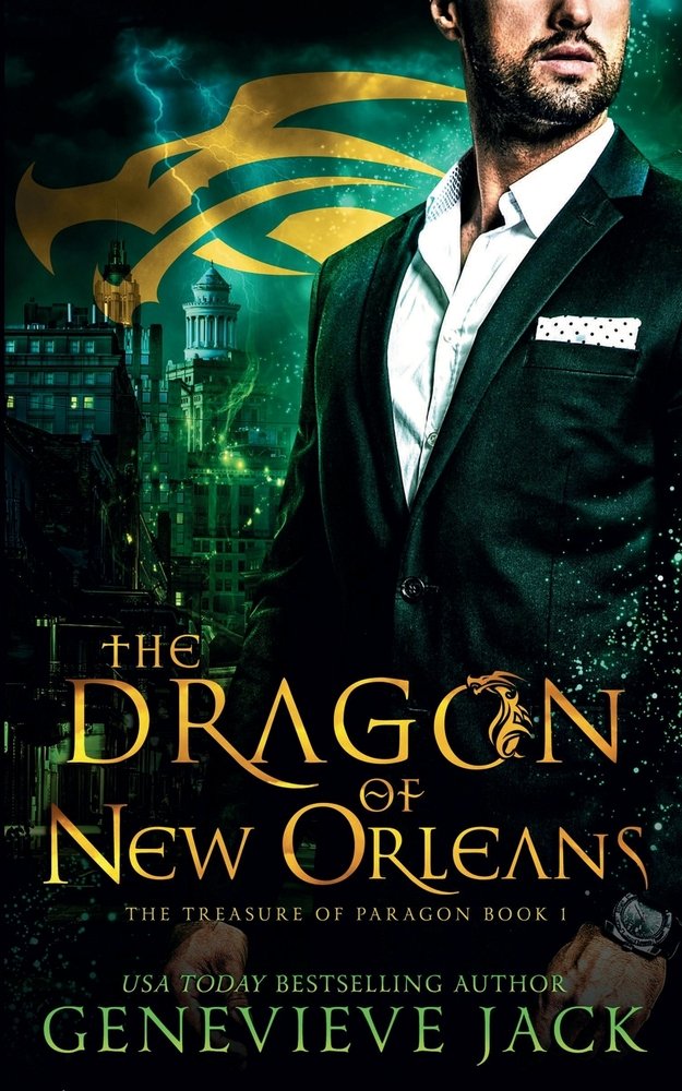 The Dragon of New Orleans by Genevieve Jack a dragon shifter romance book cover.