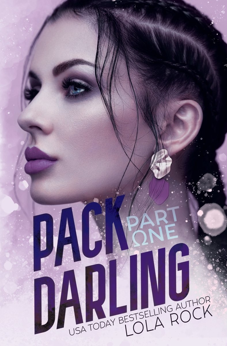 Park Darling book book by Lola Rock, omegaverse romance book cover depicting a dark haired light skinned woman in side profile.