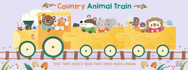 Animal Train - Country a book by Little Genius Books - Bookshop.org US
