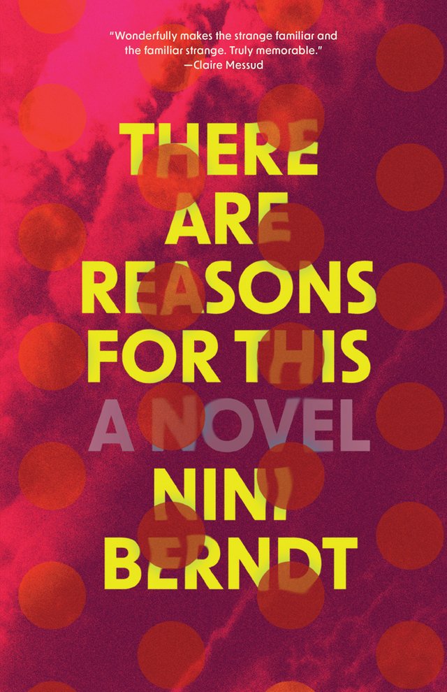A red background with red smoke and red dots covering the title text in yellow