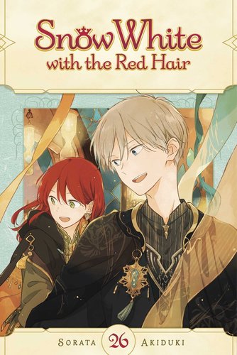 Snow White with the Red Hair cover, Zen and Shirayuki smiling.