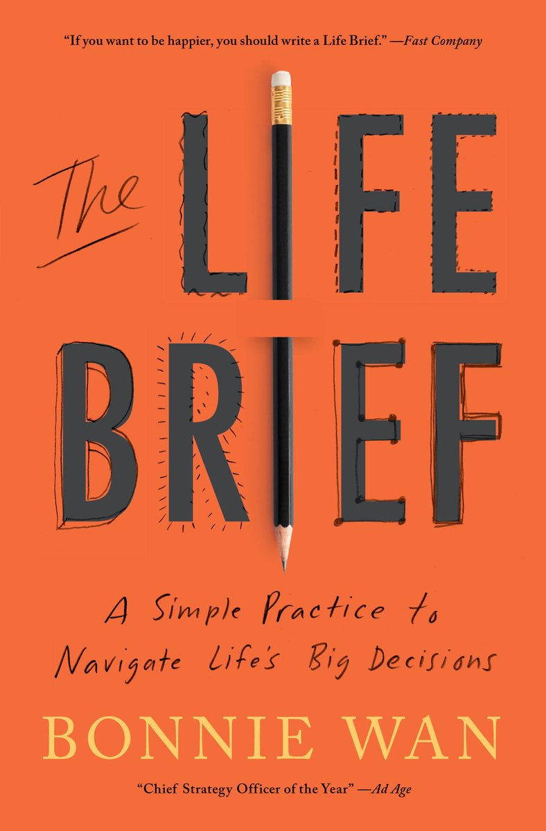 The Life Brief: A Playbook for No-Regrets Living by Bonnie Wan, book cover.