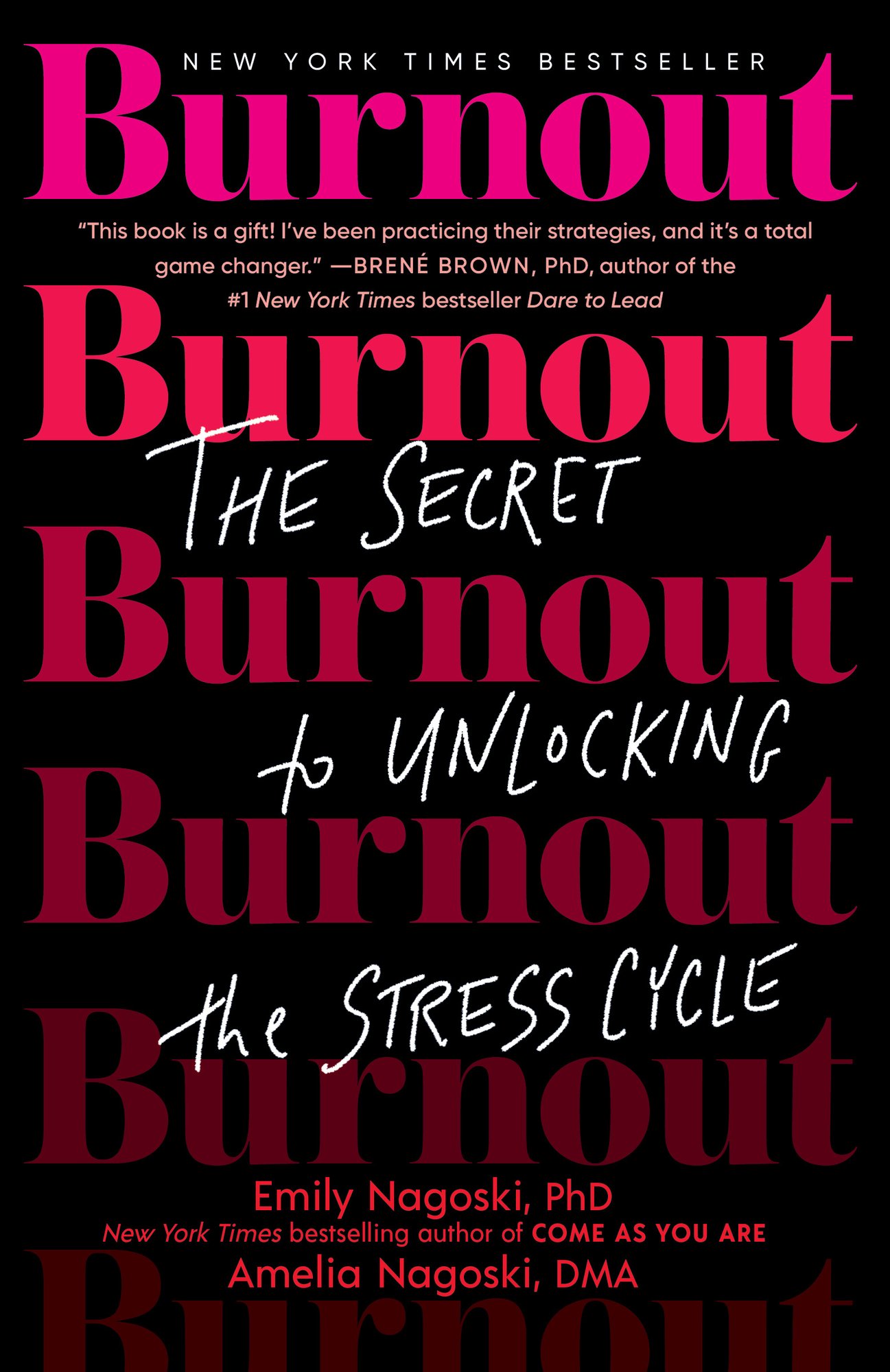 Burnout a book by Emily Nagoski PhD and Amelia Nagoski DMA 