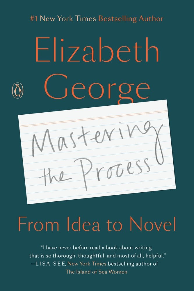 The cover of Mastering the Process depicts a lined index card with the title penciled in. It is against a greenish-blue background
