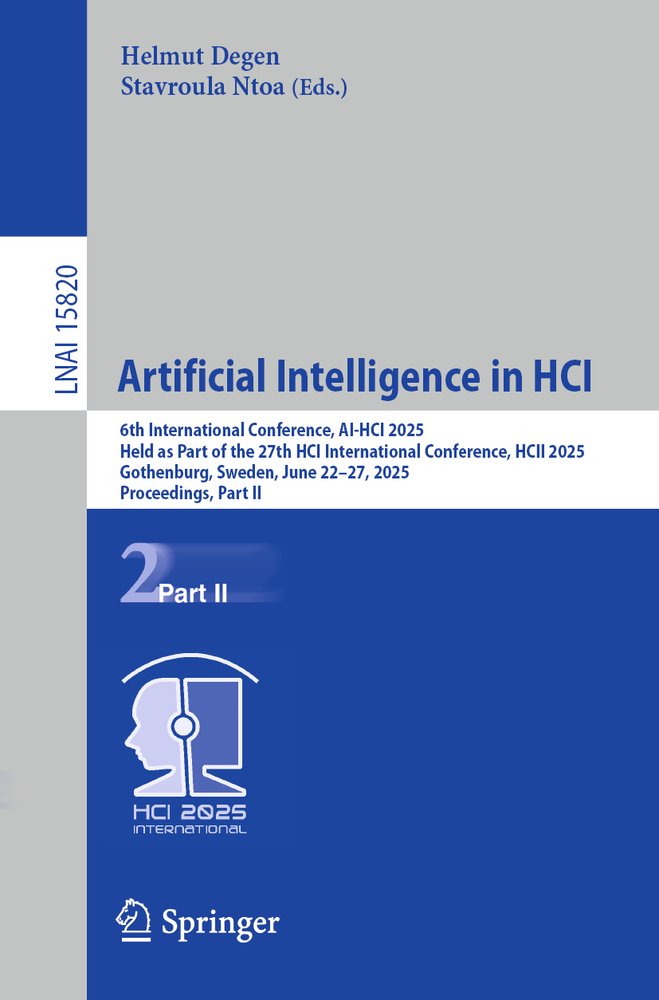 Artificial Intelligence in Hci a book by Helmut Degen and Stavroula ...