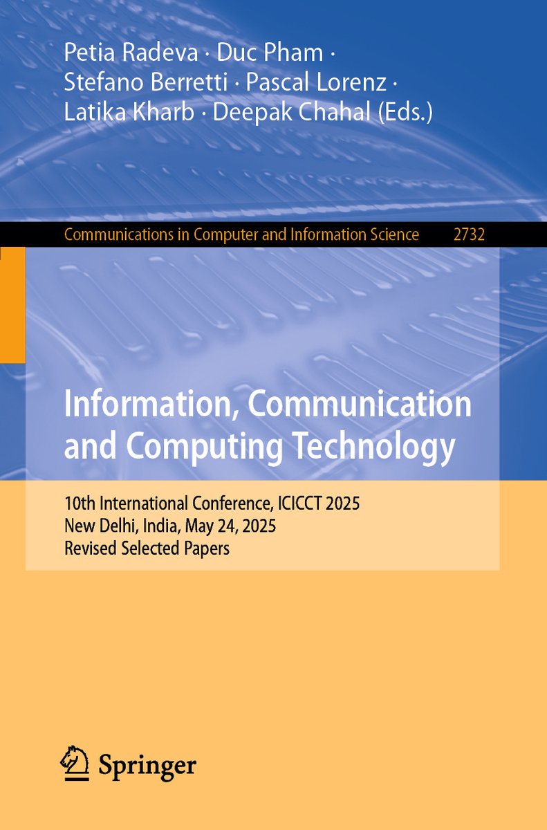 Information, Communication and Computing Technology a book by Petia ...