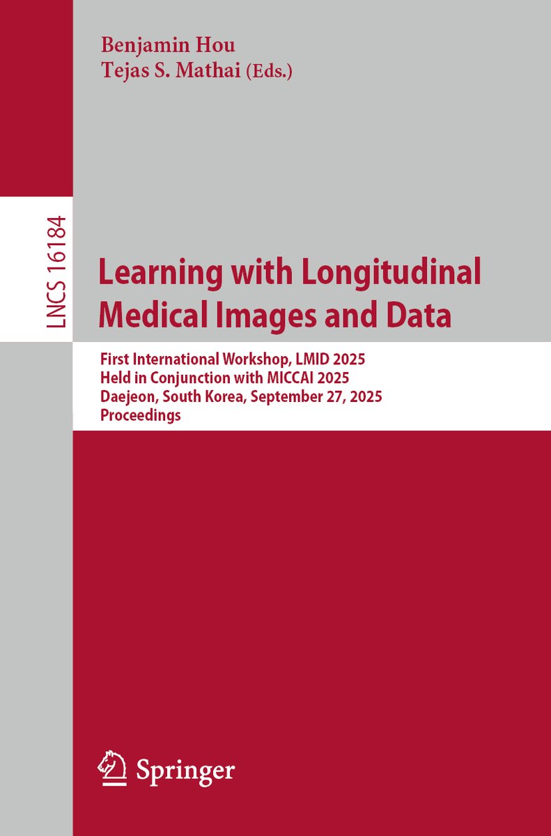 Learning with Longitudinal Medical Images and Data a book by Benjamin ...
