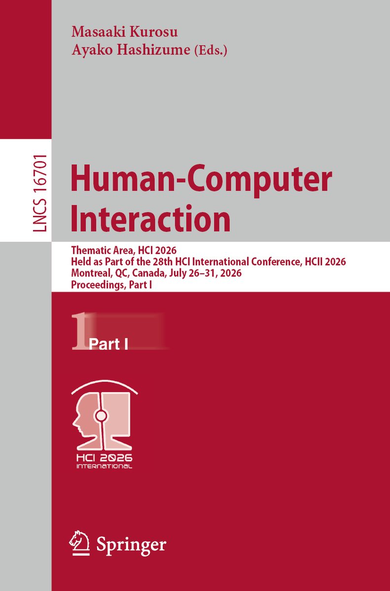 Human-Computer Interaction a book by Masaaki Kurosu and Ayako Hashizume ...