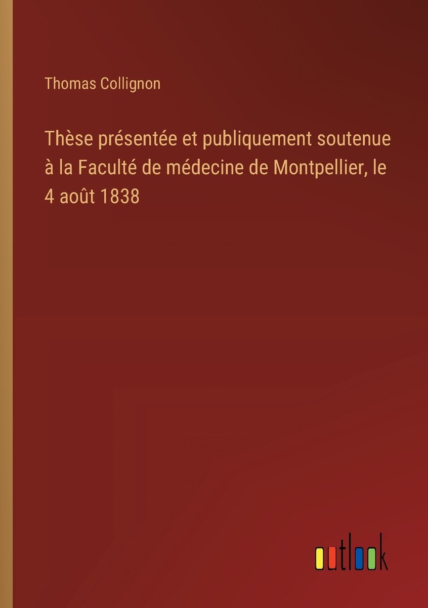 Thèse présentée et publiquement soutenue à la Faculté de médecine de ...