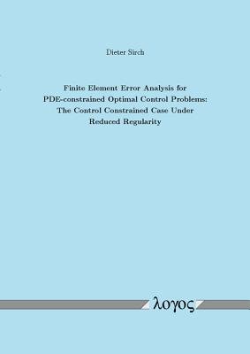 Finite Element Error Analysis for Pde-Constrained Optimal Control ...