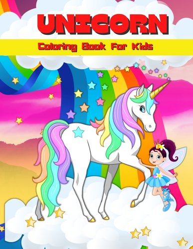 Unicorn Coloring Book For Kids: Cute Unicorn Coloring And Activity Book ...