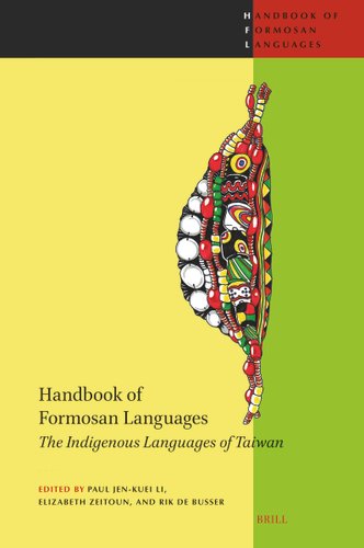 Handbook of Formosan Languages (3 Parts): The Indigenous Languages of ...